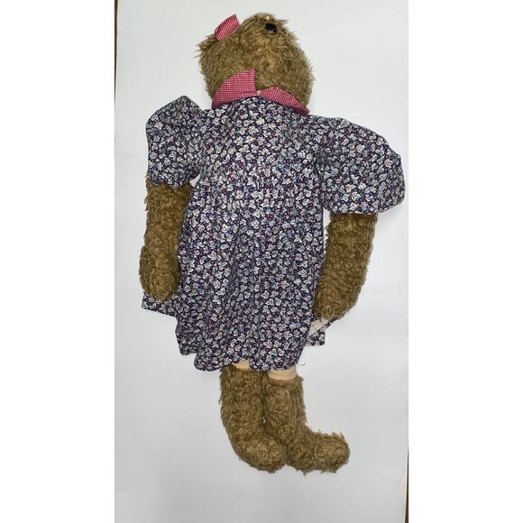 1997 Vintage Tender Heart Treasures 30" Sitting Teddy Bear Stuffed Animal - Picture 1 of 7